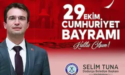 BAŞKAN TUNA CUMHURİYET BAYRAMINI KUTLADI