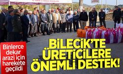 Bilecik’te üreticilere önemli destek! Binlerce dekar arazi için harekete geçildi