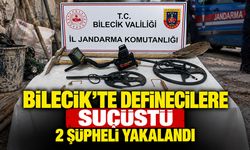 Bilecik'te Define Arayan 2 Şüpheli Suçüstü Yakalandı