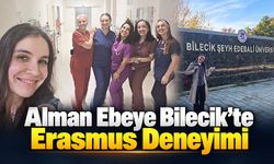 Alman ebeye Bilecik’te Erasmus deneyimi