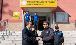 Emniyet Müdürü Çağlar’dan Okulda Güvenlik Ziyareti