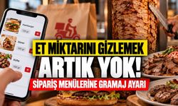 Et Miktarını Gizlemek Artık Yok!