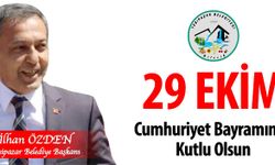 BAŞKAN ÖZDEN CUMHURİYET BAYRAMINI KUTLADI