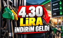 4.30 lira indirim geldi