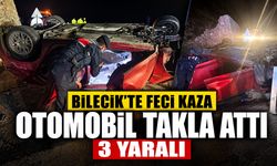 Bilecik’te Otomobil Takla Attı: 3 Yaralı