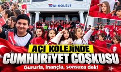 Açı Kolejinde Cumhuriyet coşkusu