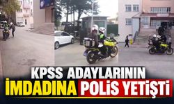 Bilecik'te KPSS Adaylarının İmdadına Polis Yetişti