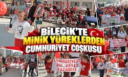 Bilecik’te minik yüreklerden Cumhuriyet coşkusu
