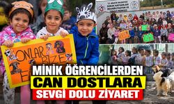 Minik Öğrencilerden Can Dostlara Sevgi Dolu Ziyaret