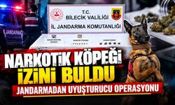 Narkotik köpeği izini buldu