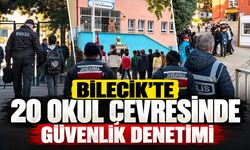 Bilecik’te 20 okul çevresinde güvenlik denetimi