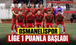 Osmanelispor lige 1 puanla başladı