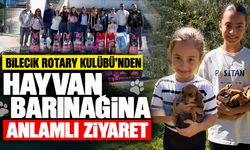 Bilecik Rotary Kulübü'nden hayvan barınağına anlamlı ziyaret
