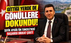 Gittiği yerde de gönüllere dokundu!