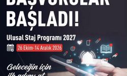 Ulusal Staj Programı 2027 başvuruları başladı