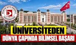 Üniversiteden dünya çapında bilimsel başarı
