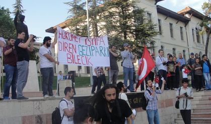 Taksim'e Bilecik'ten destek