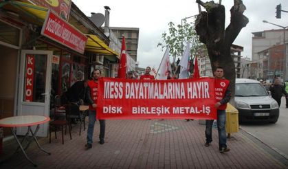 Metal-İş Sendikası Eylemi