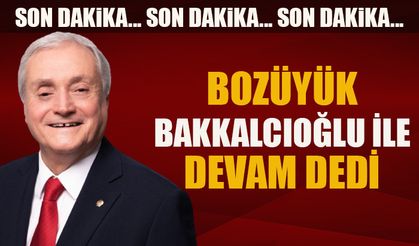 BOZÜYÜK BAKKALCIOĞLU İLE DEVAM DEDİ