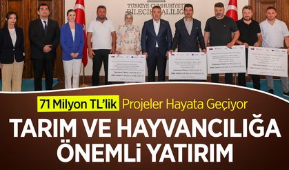 Bilecik’te Tarım ve Hayvancılığa Önemli Yatırım