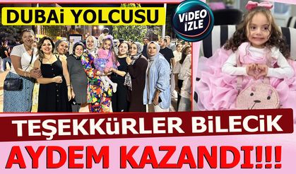 TEŞEKKÜRLER BİLECİK, AYDEM KAZANDI