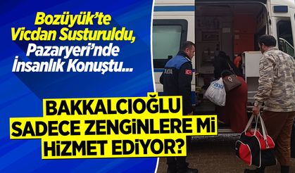Bozüyük’te Vicdan Susturuldu, Pazaryeri’nde İnsanlık Konuştu