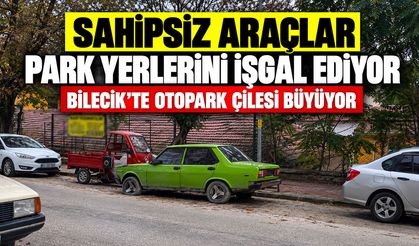 Sahipsiz araçlar park yerlerini işgal ediyor