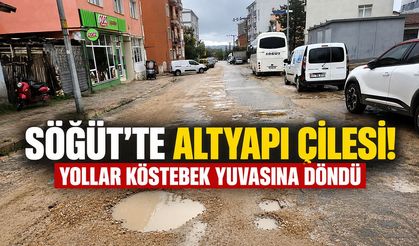 Söğüt’te altyapı çilesi!