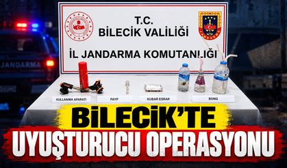 Bilecik'te uyuşturucu operasyonu