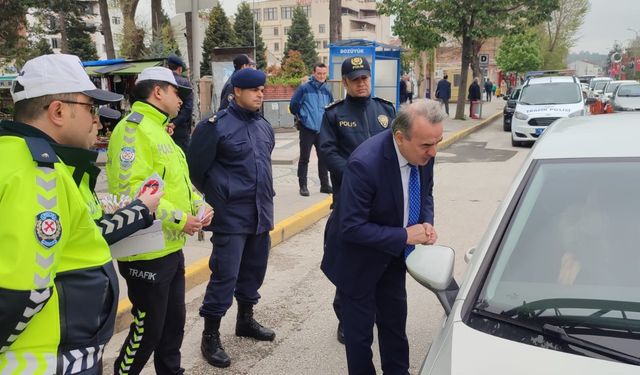 Bozüyük’te sürücülere uygulamalı eğitim ve bilgilendirme yapıldı