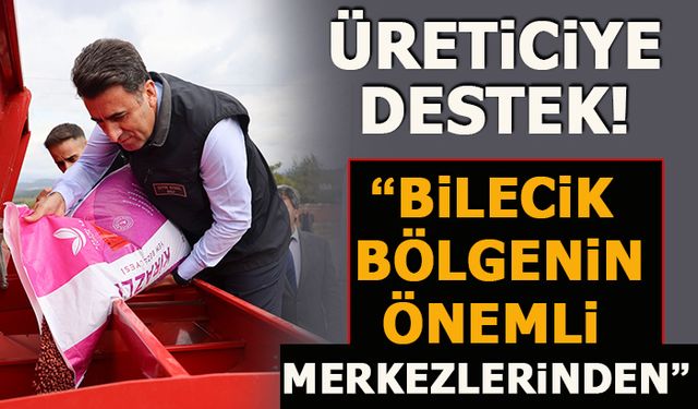 ÜRETİCİYE DESTEK!