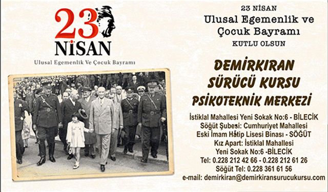 DEMİRKIRAN 23 NİSAN KUTLAMA