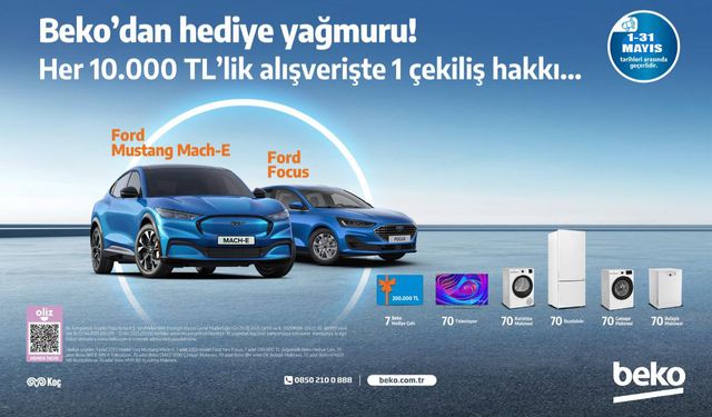 BEKO'DAN HEDİYE YAĞMURU