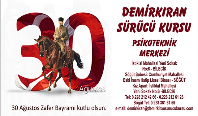 DEMİRKIRAN 30 AĞUSTOS KUTLAMA