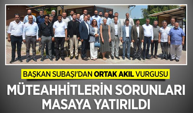 BİLECİK'TE MÜTEAHHİTLERİN SORUNLARI MASAYA YATIRILDI