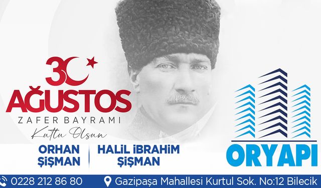 OR YAPI 30 AĞUSTOS KUTLAMA