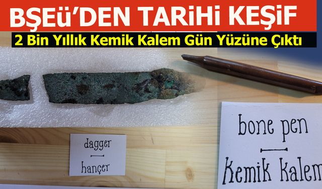 BŞEÜ'DEN TARİHİ KEŞİF