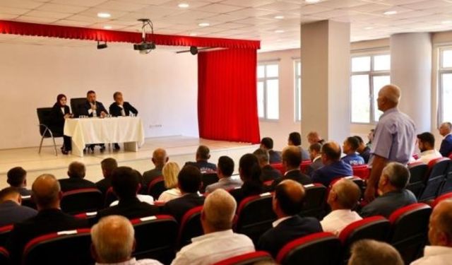Vali Sözer muhtarlarla bir araya geldi