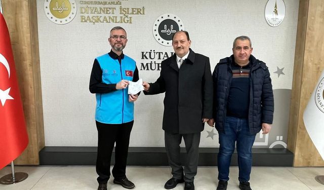 Kütahya Akşemsettin Kız Anadolu İmam Hatip Lisesinden Filistin'e 236 bin TL destek