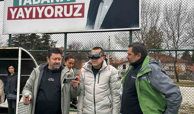 Özel bireyler uzmanlar eşliğinde dron uçurmayı deneyimledi