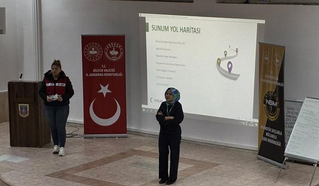 Bilecik Jandarma Personeline Bağımlılıkla Mücadele Eğitimi