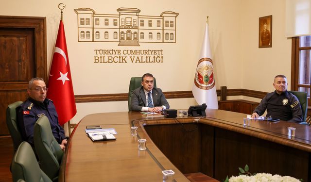 Bilecik Valisi Sözer, VKS Toplantısına Katıldı