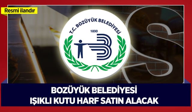 IŞIKLI KUTU HARF SATIN ALINACAKTIR
