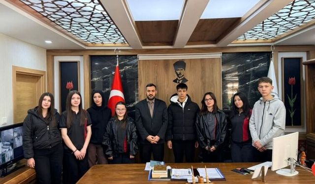 Bozüyük’te Öğrencilerden Müftü Arpacı’ya Ziyaret