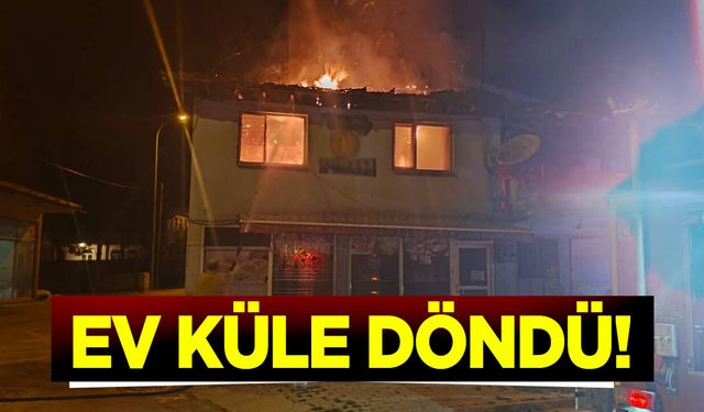 Bilecik’te Yangın: Ev Küle Döndü