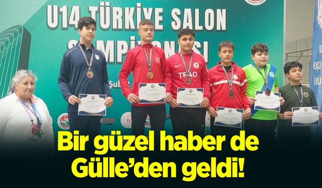 Bir güzel haber de Gülle'den geldi