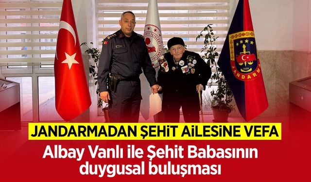 Jandarmadan Şehit Ailesine Vefa