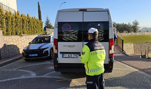 Jandarmadan Okul Servislerine Sıkı Denetim