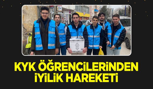 Bilecik'te KYK Öğrencilerinden İyilik Hareketi