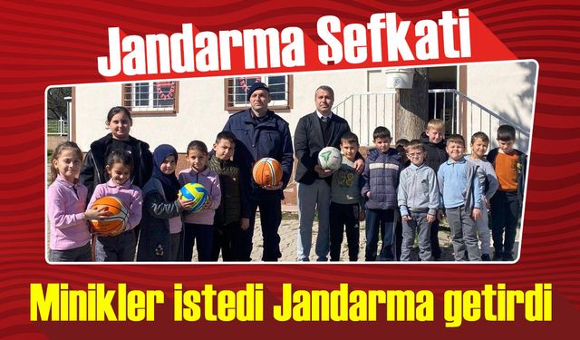 Öğrenciler İstedi Jandarma Getirdi